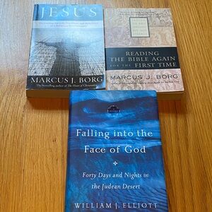 Set of 3 Gently Used Religious Books by Marcus J. Borg and William J. Elliott